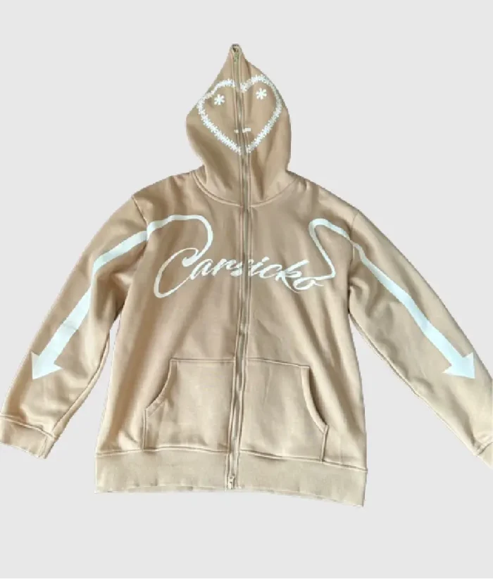 Carsicko Full Zip Hoodie Brown