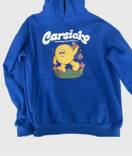 Carsicko Men’s Blue Hoodie